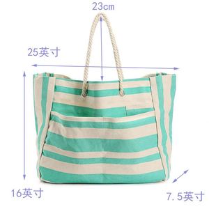 Sac de plage en toile de coton robuste avec poignée en corde, impression numérique personnalisée OEM ODM - Product Image 6