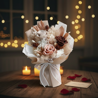Cadeaux les plus vendus pour la fête des mères 2025, bouquet de roses éternelles durables, cadeau floral avec boîte