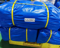 Rouleaux de bâche en HDPE imperméable, robuste, à motif tissé uni, pour abri pour animaux de compagnie, maison pour chien et tente