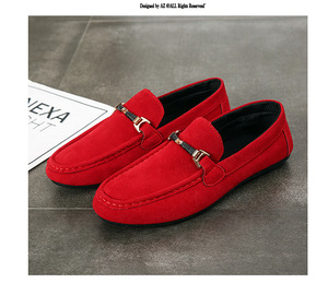 Zapatos Casuales de Hombre Estilo Coreano, Mocasines de Ante, Estilo Holgazán, Moda Otoñal - Product Image 3