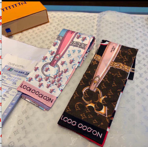 Summer New Arrivals, Hot Selling Factory Wholesale, Fashion Brand Designer Small Scarves, Bags, <strong>Accessories</strong>, and Decorations - Product Image 4
