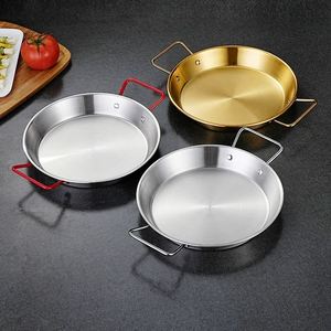 Bandejas Metálicas Decorativas de Acero Inoxidable Modernas para Paella, de Alta Calidad para Mesa de Comedor, Venta Caliente <span class=keywords><strong>a</strong></span> Bajo Precio - Product Image 5