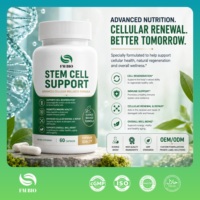 Capsules de soutien aux cellules souches, Complément alimentaire végétarien pour la santé cellulaire, Formule personnalisée OEM ODM, Fabrication directe en usine