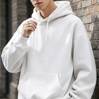Sweat à capuche personnalisé en gros avec logo, coupe ample et courte, imprimé sur mesure, idéal pour l'hiver