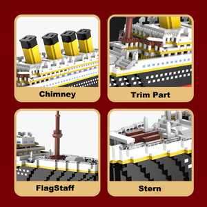 <span class=keywords><strong>3D</strong></span> <span class=keywords><strong>Puzzle</strong></span> <span class=keywords><strong>Titanic</strong></span> DIY Modèle Blocs de Construction Ensembles Briques Jouets Pour Enfants Adulte Cadeau - Product Image 3