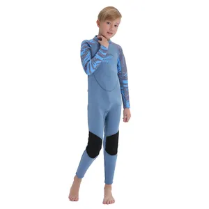 Long sleeve one piece wetsuit for kids design