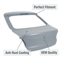 Pour Kia Pegas Soluto Hayon Couvercle de coffre 72800-K8001 72800K8001 Ensemble de panneau de hayon Pièces de carrosserie automobiles Accessoires de remplacement