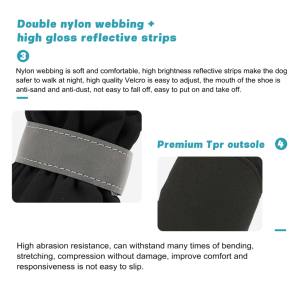 मध्यम आकार के कुत्ते खेल वर्षा जूते गर्म वाटरप्रूफ चमड़े के पैर में गर्मियों के लिए पशु पैटर्न क्लासिक सांस लेने योग्य पालतू वर्षा गियर - Product Image 5