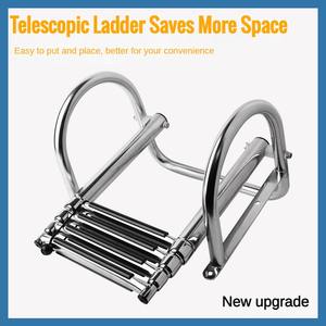 Gran oferta de acero inoxidable 316, escalera marina de acero inoxidable, yate, escalera plegable oculta, escalera telescópica, barco - Product Image 4