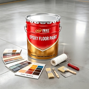 Peinture époxy pour sols de qualité YUHONG, résistante à l'usure, durable, pour garage, atelier, revêtement industriel, revêtement de sol en ciment. - Product Image 4