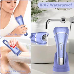 7 in 1 Grooming Kit Body Shaver for Women <b>Electric</b> Epilator Painless Lady Shaver IPX7 <b>Waterproof</b> Household Use Bikini Trimmer - Product Image 5