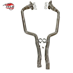 Conector de colector de <span class=keywords><strong>escape</strong></span> de tubo largo de acero inoxidable pulido JTLD compatible con <span class=keywords><strong>Mercedes</strong></span> Benz <span class=keywords><strong>W204</strong></span> C63 AMG <span class=keywords><strong>Escape</strong></span> Coupe - Product Image 5