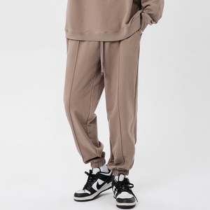 <b>Men's</b> Relaxed-Fit Sweatpants 100% Cotton, <b>Elastic</b> Waist, Warm Winter & Autumn Casual Pants - Product Image 4