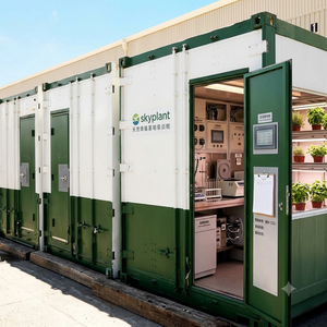 Sistema de Cultivo Hidropónico Inteligente y Automatizado para Invernaderos Comerciales, Contenedores de Envío para Cultivo de Vegetales y Forraje - Product Image 1