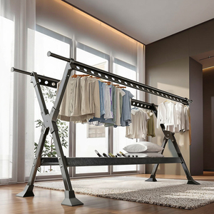 Séchoir à linge pour intérieur et <span class=keywords><strong>extérieur</strong></span>, cordes à linge en <span class=keywords><strong>aluminium</strong></span> pour vêtements - Product Image 1