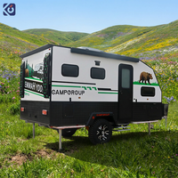 CAMPTRL Mini caravane tout-terrain pour voyages en plein air, caravane hors route, caravane standard australienne