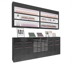 Meuble de rangement pour vernis à ongles et cosmétiques, présentoir pour salon de beauté et soins de la peau, en promotion - Product Image 1