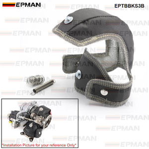 EPMAN-Manta Turbo para motocicleta, cubierta protectora de calor para Leon <span class=keywords><strong>Cupra</strong></span> <span class=keywords><strong>280</strong></span> Golf R S3 8V Gti EPTBBKS3B, IS38 - Product Image 3