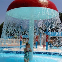 Fontaine à eau en forme de champignon, aire de jeux aquatique, équipement de jeu aquatique pour enfants, aire de jeux aquatique extérieure pour parc d'attractions