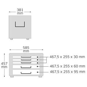 STAHLWILLE - 81091306 Couvercle avant pour chariot à outils 13217 - EAN 4018754240173 ROLLING WORKSHOPS ACCESSOIRES - Product Image 2