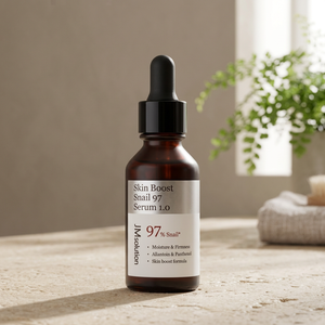 JMSOLUTION SKIN BOOST SNAIL 97 Glycerin <b>Face</b> Moisturizer <b>Serum</b> 30ml Made in Korea OEM/ODM Everyday Use - Product Image 3