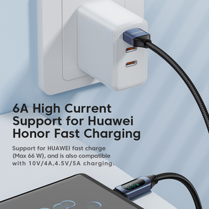 Toocki câble de chargeur 6A de haute qualité Usb C affichage numérique câble Usb type-c 66W câble de données de Charge rapide pour té<span class=keywords><strong>l</strong></span>éphones - Product Image 3