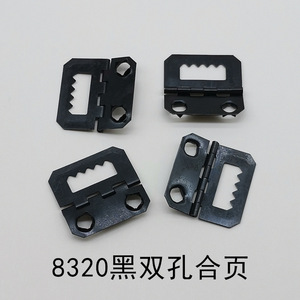 Back Panel Hinge Support Feet 8320 Black Double Hole Hinge Bracket Picture <b>Frame</b> Hardware Iron Wall <b>Mount</b> Rectangular - Product Image 5