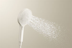 Ensemble <span class=keywords><strong>de</strong></span> pomme <span class=keywords><strong>de</strong></span> <span class=keywords><strong>douche</strong></span> simple blanc crème, <span class=keywords><strong>douche</strong></span> en cuivre intégral pour la maison, robinet et pomme <span class=keywords><strong>de</strong></span> <span class=keywords><strong>douche</strong></span> contrôlables par un bouton <span class=keywords><strong>de</strong></span> levage - Product Image 5