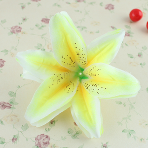 Testa di Fiore di Giglio in Seta Artificiale <span class=keywords><strong>per</strong></span> <span class=keywords><strong>Accessori</strong></span> <span class=keywords><strong>per</strong></span> Capelli Fai-da-Te e Decorazioni Matrimoniali - Product Image 5
