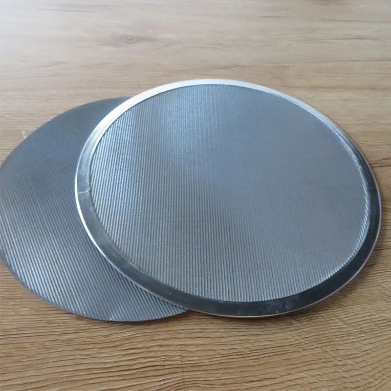 Disco de filtro de aceite de malla de acero inoxidable, redondo, 10, 15, 20, 30 y 40mm