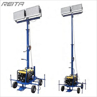 Reflector LED RGB de 100W/300W/500W, 90-295VAC, Aluminio, Certificado ETL, Cumple con RoHS, Portátil, Alta Luminosidad, Ligero, IP67