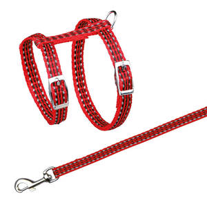 Conjunto de arnés y correa reflectantes de nailon para gatos, colores surtidos, talla 0 - Product Image 3