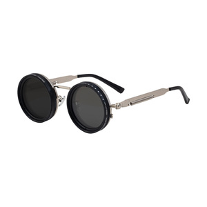<span class=keywords><strong>Gafas</strong></span> de Sol <span class=keywords><strong>Redondas</strong></span> Polarizadas de Diseño Retro Nd9 con Atenuación Ajustable, Protección UV400 para Exteriores, Pesca, Antideslumbrantes para Conducir - Product Image 3