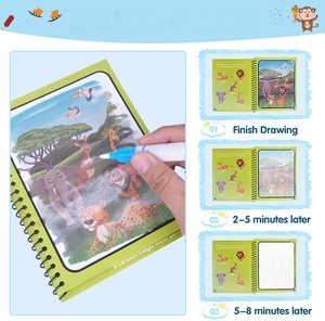 Wholesale Environmentally Friendly Material Multi Style Toddlers Story Book <b>Magic</b> Coloring Book Drawing Toy Water Book - Product Image 2