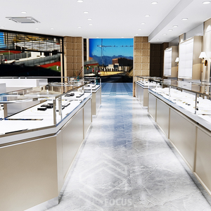 Nhà Sản Xuất Thiết Kế Độc Đáo Chất Lượng Cao Trang Sức Cửa Sổ Hiển Thị <span class=keywords><strong>Showcase</strong></span> Tủ Kính Trang Sức Cửa Hàng Trưng Bày Hiển Thị - Product Image 2