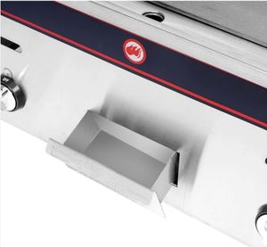 Equipo de cocina de encimera de acero inoxidable económico comercial Parrilla de gas plana completa de alta calidad Parrilla de pan plano de gas - Product Image 3