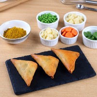 Spring Roll Beku Premium Segitiga - Camilan Samosa Kari Sayuran Renyah untuk Grosir, Restoran & Eceran