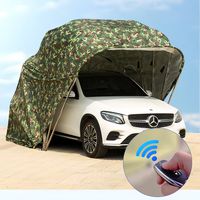 Garage mobile automatique d'usine, auvent de protection pour voiture, conception de garage en bâche pour une voiture