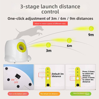 Lanceur de balles pour chien interactif et écologique, machine à lancer des balles de tennis pour animaux de compagnie, lanceur automatique de balles pour chien, lanceur de balles électrique