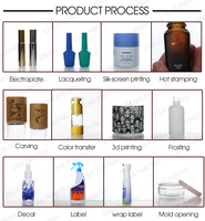 Pot en plastique transparent pour cosmétiques, vide, en PP, 2 oz, 120 ml, 150 ml, 4 oz, pour gommage corporel, avec couvercle