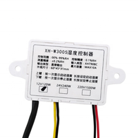 Contrôleur d'humidité numérique 12V 24V XH-W3005 V, hygromètre à contrôle de l'humidité, régulateur avec capteur d'humidité, 220
