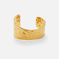 Nouveau Bracelet Bohème Hippie Dazan INS Automne 2027 en Acier Inoxydable Plaqué Or 18 carats de Haute Qualité, Style Marteau Anti-Modes pour Danse Gypsy