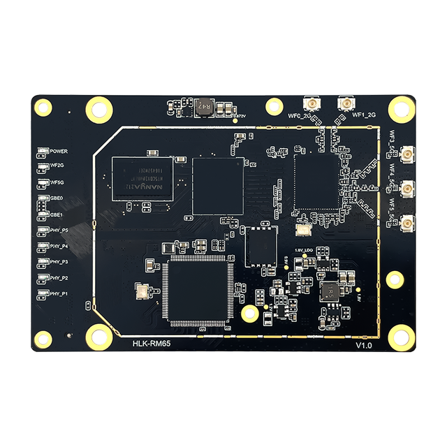 WIFI6 AX3000 Wireless Routing Module High Performance MT7981B MT7976C MT7531A Dual Band Serial Port Openwrt WiFi Module HLK-RM65