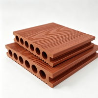 Revêtement de sol composite bois-plastique PE moderne sur mesure, écologique, imperméable, résistant aux UV, antidérapant, pour extérieur, parc, salle de bain, villa