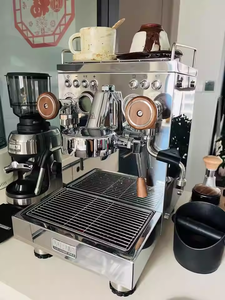 Machine à expresso semi-automatique WPM KD-310P, commande tactile avec pression de 15 bars, design compact et portable pour un usage domestique - Product Image 2