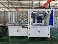 Machine automatique de remplissage et de scellage de lingettes humides avec logo, machine pour couvercles de lingettes humides