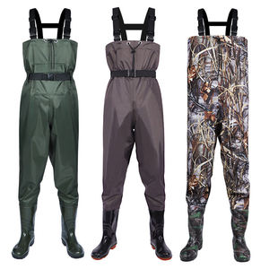 <span class=keywords><strong>Cuissardes</strong></span> <span class=keywords><strong>en</strong></span> PVC avec logo personnalisé pour hommes et femmes, <span class=keywords><strong>cuissardes</strong></span> à couverture complète pour pantalons de pêche avec bottes imperméables - Product Image 1