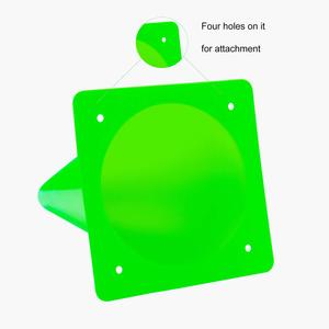 CITICITY Cono de Seguridad Verde de 12 Pulgadas, Cono Marcador de Plástico Flexible, Conos de Tráfico y Deportivos para Entrenamientos de Fútbol, Baloncesto, Eventos Festivos - Product Image 3