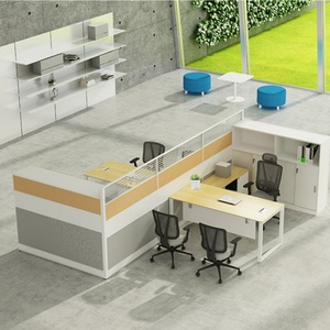 Commercial Modern Modular Wooden Call Center Desk Convertible Extendable Office Cubicle with Panel Style Furniture Workstation - Product Image 1
