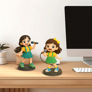 ฟิกเกอร์ตัวละครสาวน้อยแบบนิ่ม PVC ผลิตตามสั่ง ของเล่นโมเดลร้องเพลง 3 มิติ สินค้าอนิเมะ ของขวัญ กล่องสุ่ม ตุ๊กตา ผลิตจากโรงงาน - Product Image 5
